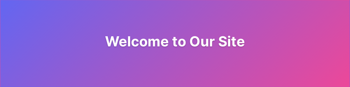 Header banner